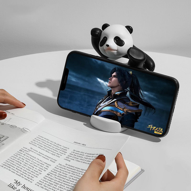Mobile phone holder small decoration desktop home iPad tablet support decoration gift cute creative panda