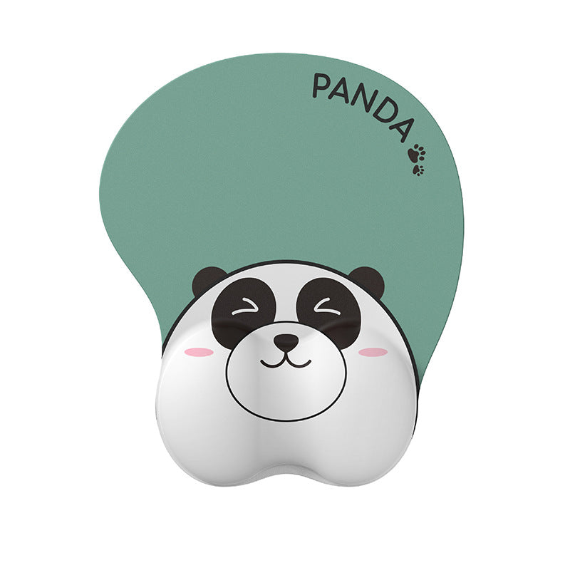 Get A Grip on Late Nights with Our Panda Wrist Rest and Mouse Pad Combo for Women – Cute, Simple, and 3D!