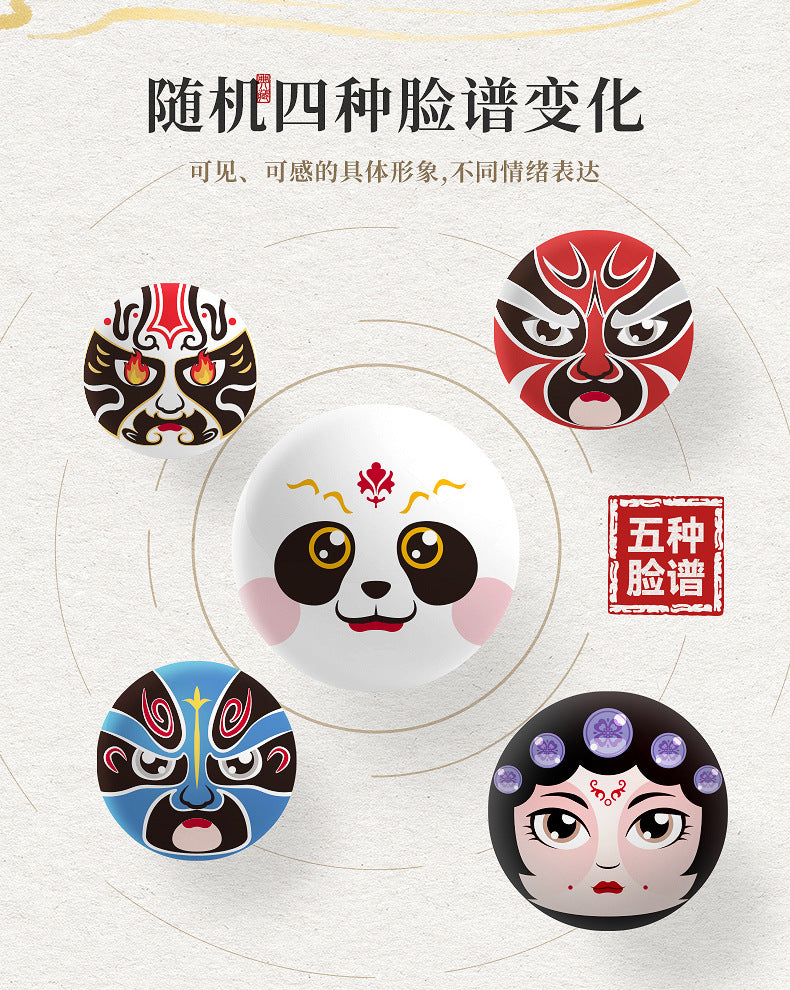 New Panda Sichuan Opera Face-changing Doll Toy National Tide Creative Decoration Doll Cartoon Facebook Doll National Culture