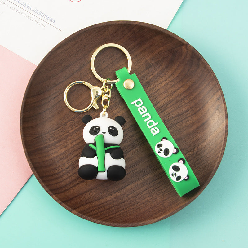 Bamboo Panda Keychain