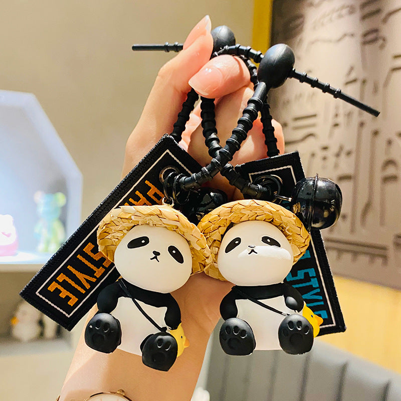 Straw Hat Friends Panda Series Keychain