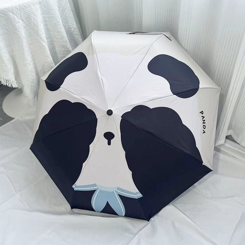 UV Protection Cute Panda Sun Umbrella